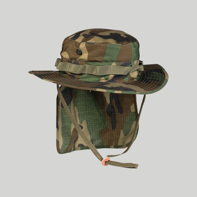 Bob ripstop met nekflap - Woodland - Mil-Tec