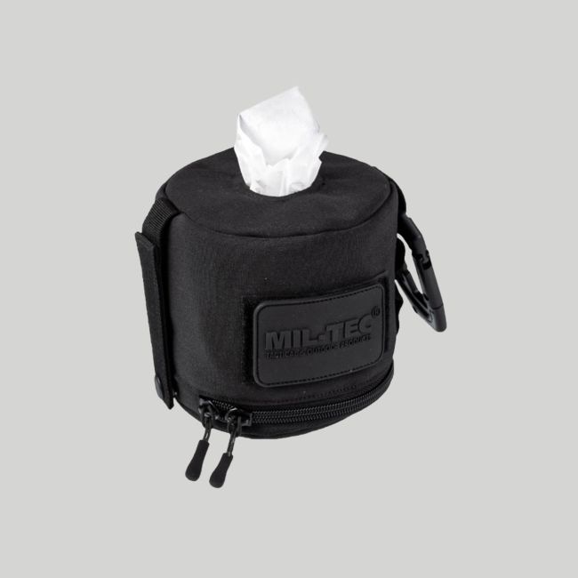 Boîte à mouchoirs Molle - Noir - Mil-Tec