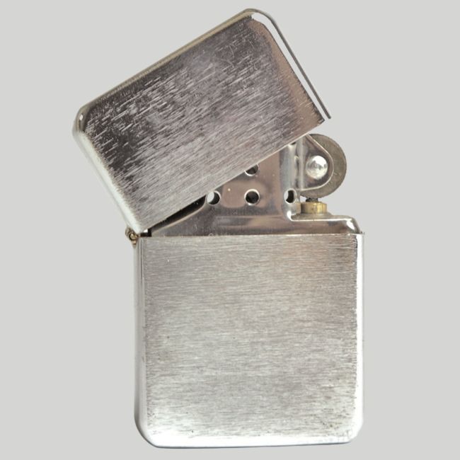 Briquet US en métal brossé - Mil-Tec