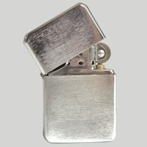 US-Feuerzeug aus gebürstetem Metall - Mil-Tec
