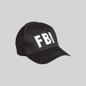 Casquette base-ball brodée FBI - Noir - Mil-Tec