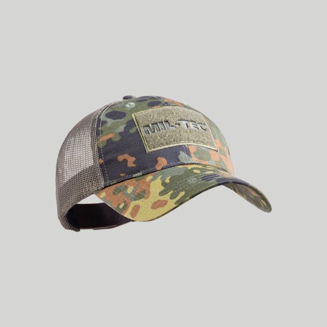 Czapka bejsbolowa Trucker - Camo BW - Mil-Tec