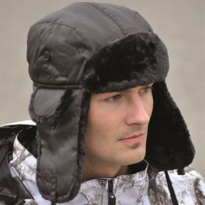 Casquette de pilote MA1 - Noir - Mil-Tec