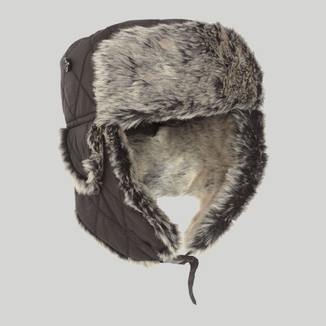 Berretto invernale con pelliccia sintetica - Nero - Mil-Tec