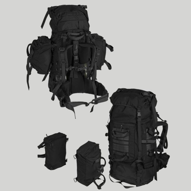 Zaino Teesar 100L - Nero - Mil-Tec