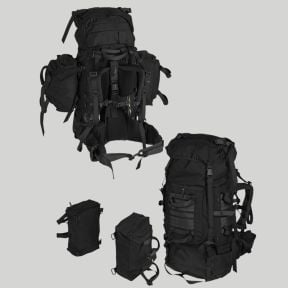 Mochila Teesar 100L - Preto - Mil-Tec