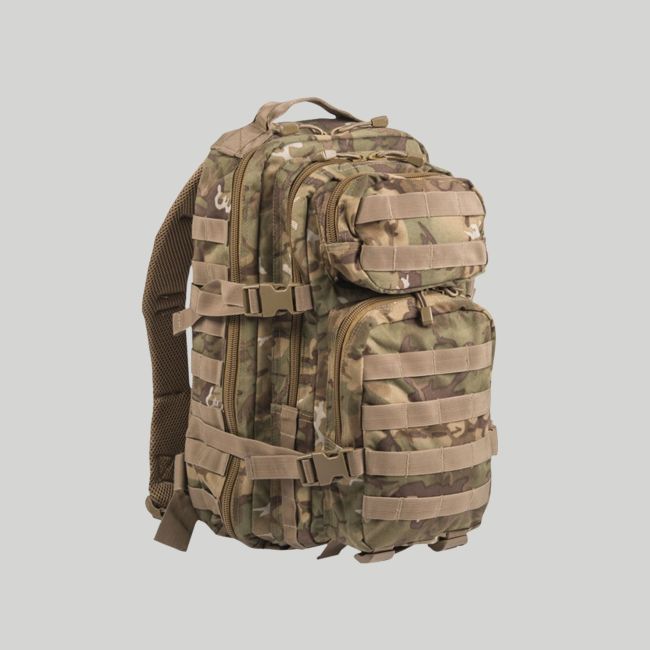 Rugzak US Assault 20L - Camo Arid Woodland - Mil-Tec