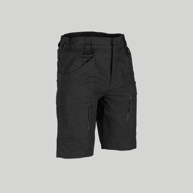 Short ripstop Assault - Noir - Mil-Tec