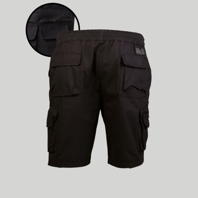 Short ripstop Uban Explorer - Nero - Mil-Tec