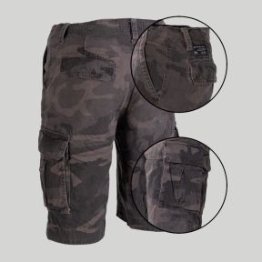 Calção Vintage desbotado - Camo Foncé - Mil-Tec