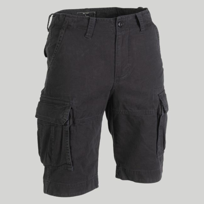 Short Vintage délavé - Noir - Mil-Tec