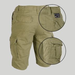 Short Vintage délavé - Vert Olive - Mil-Tec
