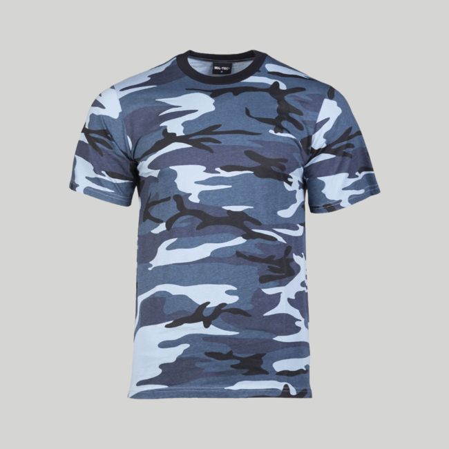 T-shirt - Camo Niebieski - Mil-Tec