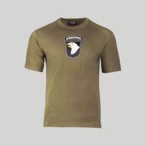 T-shirt 101st Airborne - Olijfgroen - Mil-Tec
