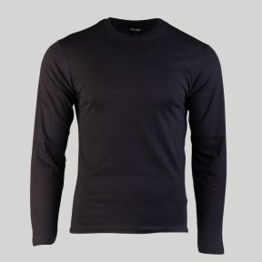 Langarm-T-Shirt - Schwarz - Mil-Tec