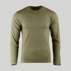 Langarm-T-Shirt - Olivgrün - Mil-Tec