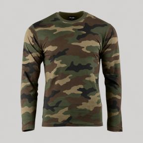 T-shirt met lange mouwen - Woodland - Mil-Tec