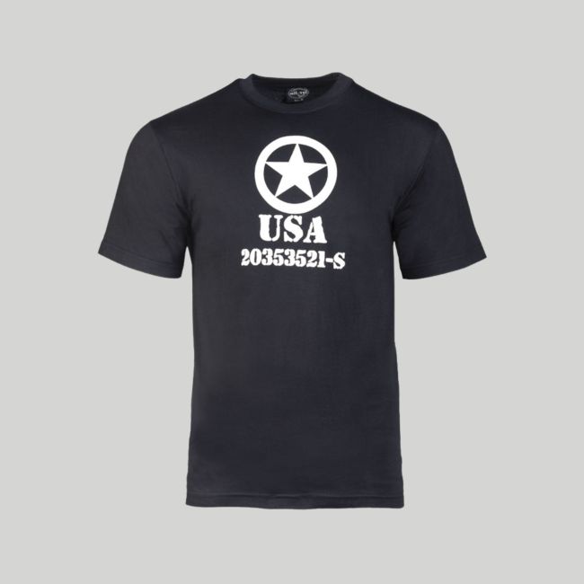 T-shirt Allied Star - Nero - Mil-Tec