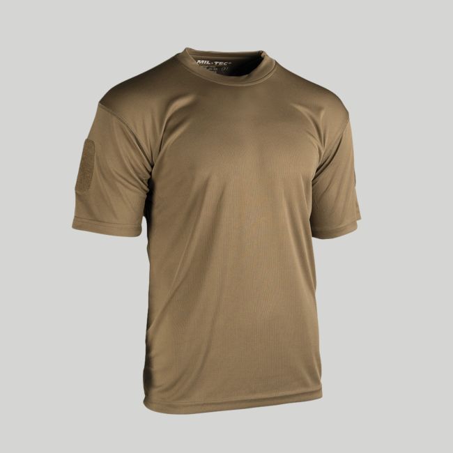 T-shirt tactique Quick Dry - Coyote Foncé - Mil-Tec