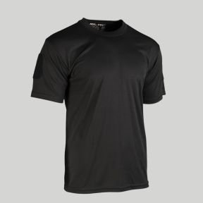 T-shirt tactique Quick Dry - Noir - Mil-Tec