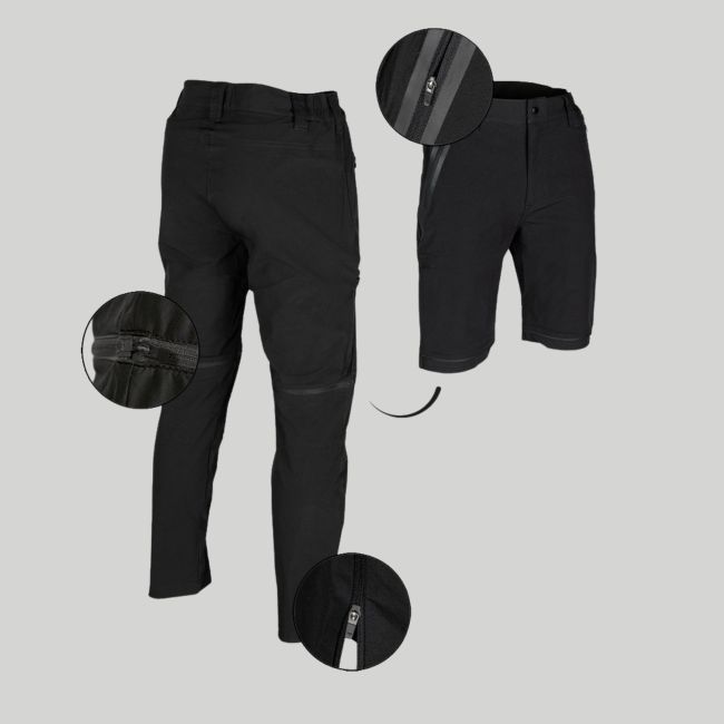 Performance broek met rits - Zwart - Mil-Tec