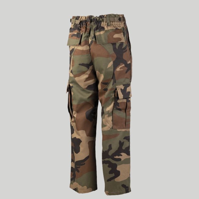 Calça BDU infantil - Woodland - Mil-Tec