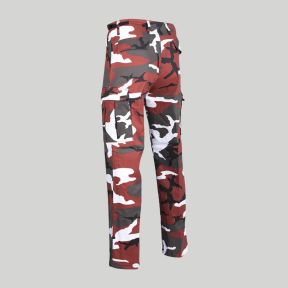 Pantalón BDU US Ranger - Camo Rojo - Mil-Tec