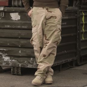 Pantaloni ripstop BDU US - Camo Deserto - Mil-Tec