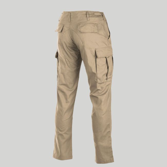 Ripstop-Slim-Hose BDU US - Khaki - Mil-Tec