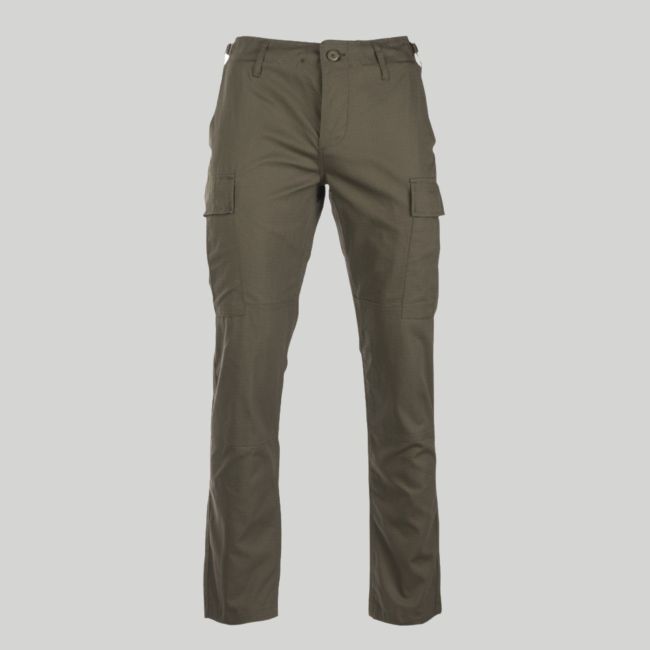 Calças ripstop slim BDU US - Verde Oliva - Mil-Tec