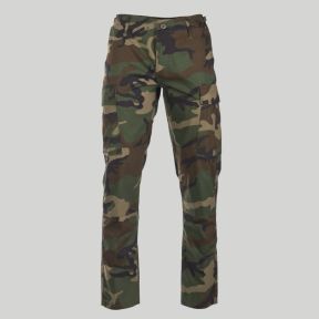 Pantalone ripstop slim BDU US - Woodland - Mil-Tec