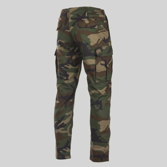 Pantalon ripstop slim BDU US - Woodland - Mil-Tec