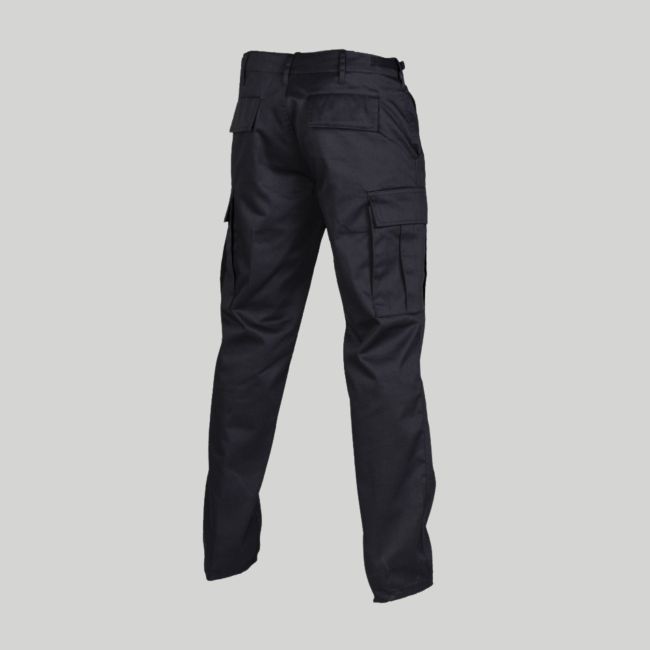 Spodnie straight BDU US Ranger - Czarny - Mil-Tec