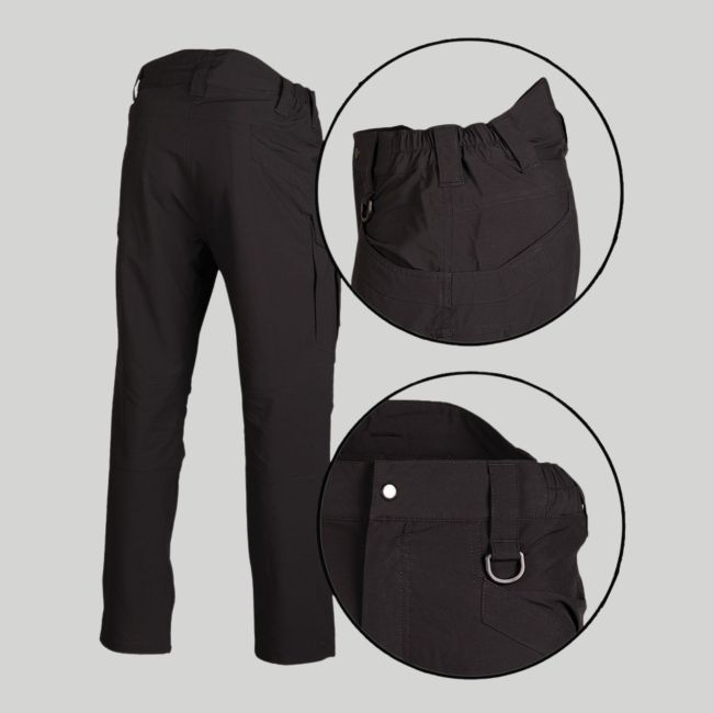 Taktische Assault Hose - Schwarz - Mil-Tec
