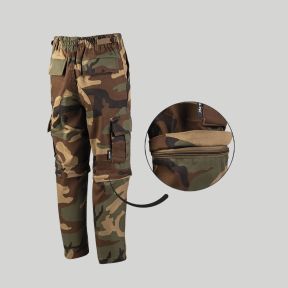 Pantalone zippato BDU bambino - Woodland - Mil-Tec