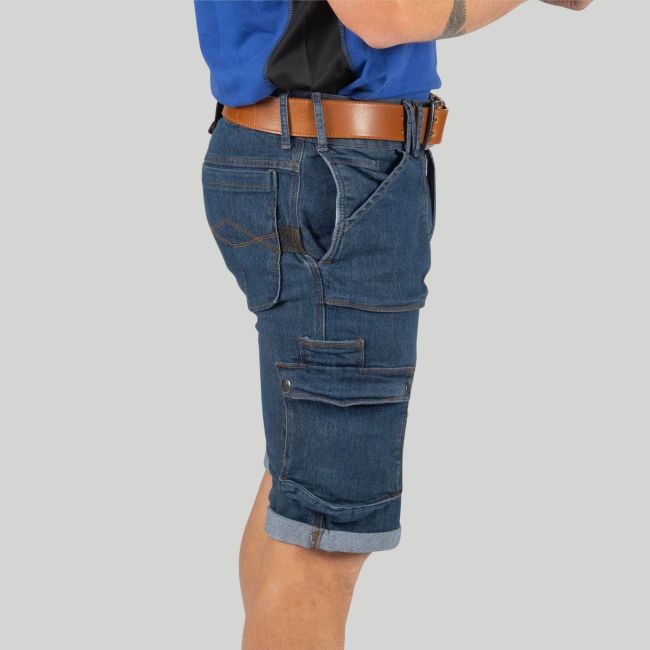 Bermuda de trabajo BOLT - Raw Jean - Nine Worths