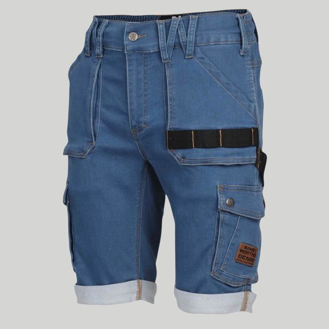 Arbeits-Bermuda BOLT - Blau - Nine Worths