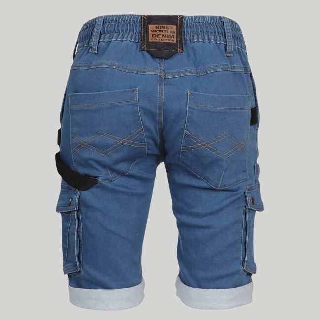 Bermuda de travail BOLT - Bleu - Nine Worths