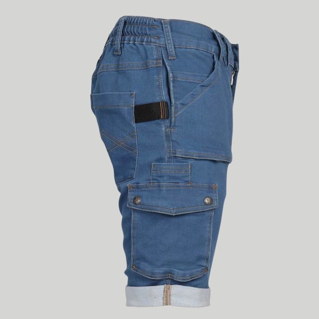 Bermuda de travail BOLT - Bleu - Nine Worths
