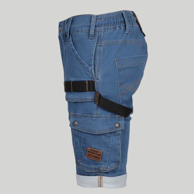 Arbeits-Bermuda BOLT - Blau - Nine Worths