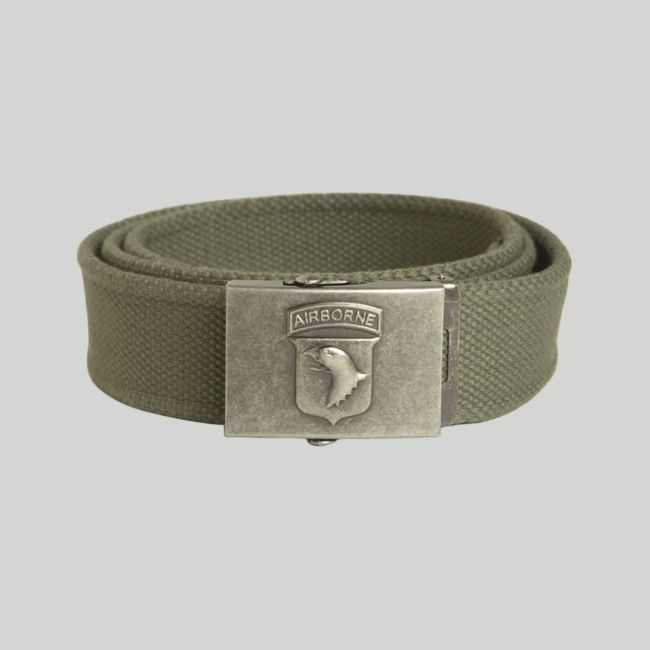 Pas z klamrą Airborne 40mm - Zielony Oliwkowy - Mil-Tec