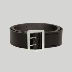 Ceinture de Police en cuir - Noir - Mil-Tec