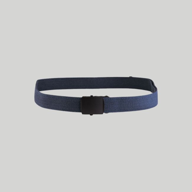Cintura in tela US con fibbia nera - Blu Scuro - Mil-Tec