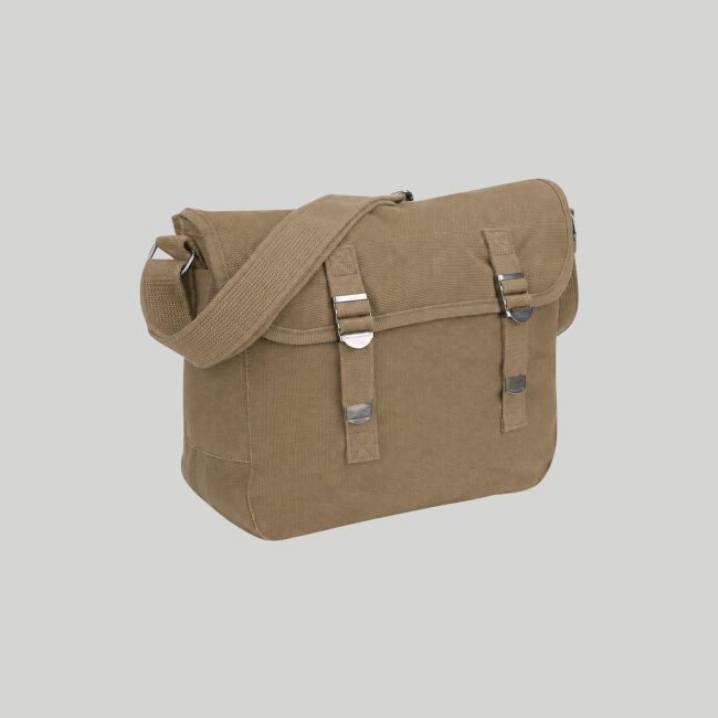 Sac bandoulière en toile style US olive - Fostex Garments