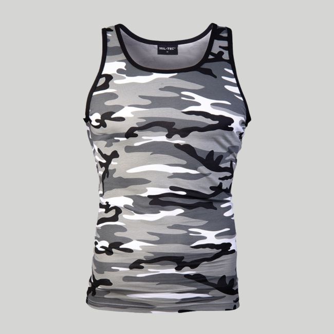 Camiseta de tirantes de algodón - Camo Urbano - Mil-Tec