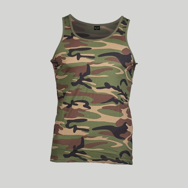 Katoenen hemd mouwloos - Woodland - Mil-Tec