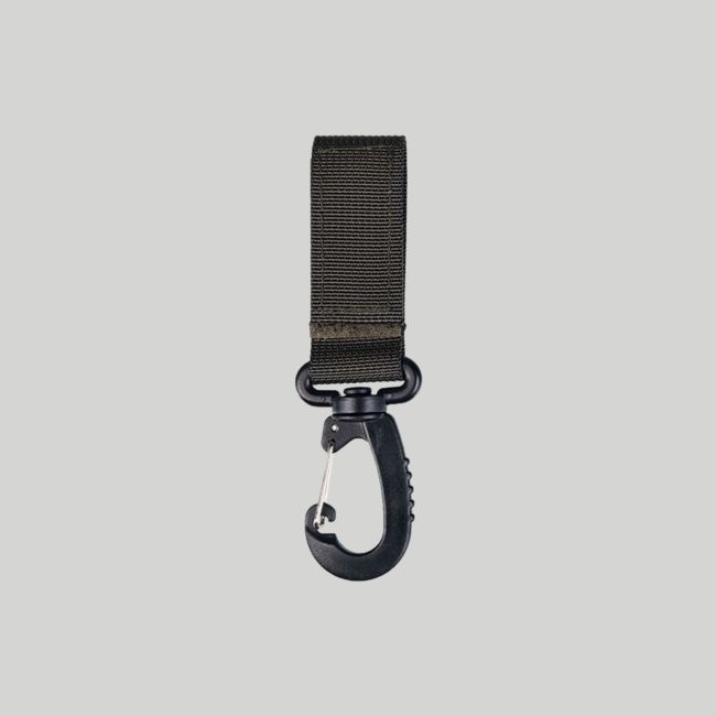 Passant de ceinture avec mousqueton 70mm - Vert Olive - Mil-Tec