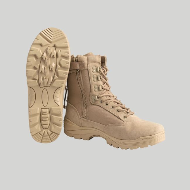 Buty wojskowe 1 zamek Tactical - Khaki - Mil-Tec