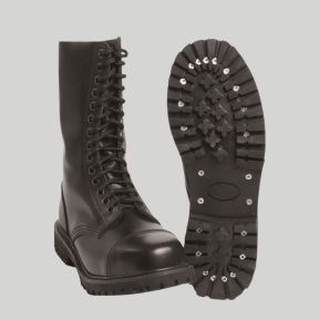 Botas Rangers 14 ilhós Invader - Preto - Mil-Tec