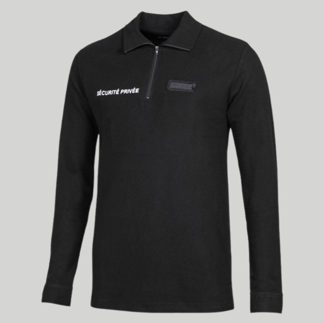 F1 overhemd lange mouwen Particuliere Beveiliging - Zwart - CityGuard